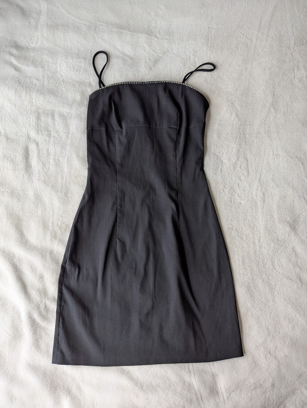 Vintage Venus Black Fitted Mini Dress